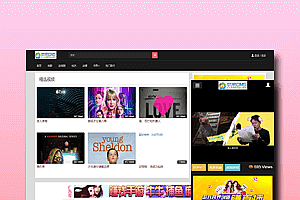 苹果cms10黑色响应式电影网站模板v1.0.0