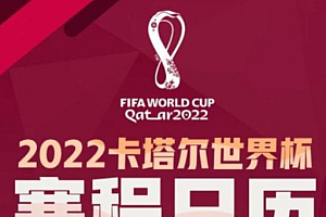 世界杯2022赛程表 卡塔尔世界杯比赛时间表