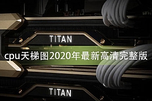 cpu天梯图2020年
