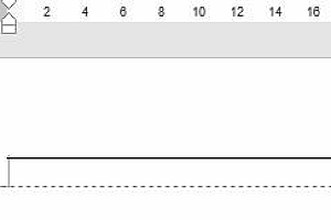 word页眉横线设置长短方法
