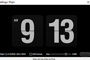 fliqlo不联网会显示吗