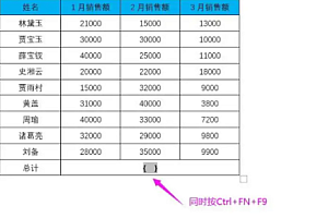 word函数中sum函数选定多区域方法教程