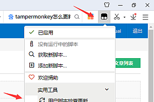tampermonkey怎么更新