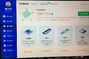 游匣g15锐龙版鲁大师跑分介绍