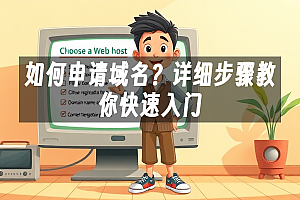 苹果cms模板如何申请域名?详细步骤教你快速入门苹果cms